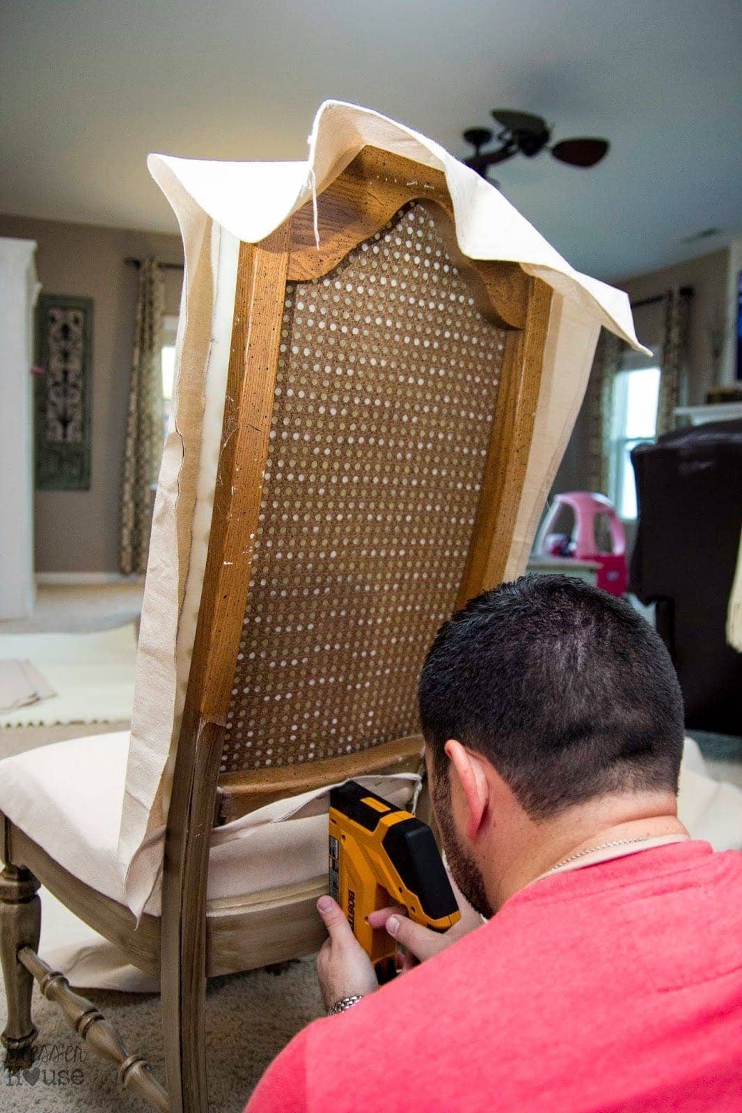 Unigumushane | Restoration Hardware Knock Off No Sew Dining Chairs