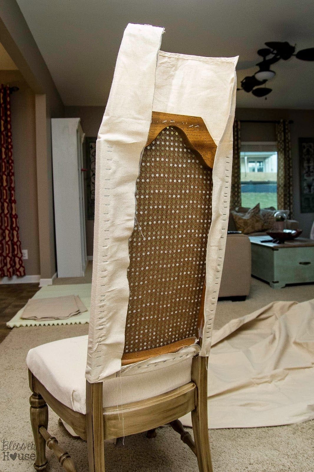 Unigumushane | Restoration Hardware Knock Off No Sew Dining Chairs
