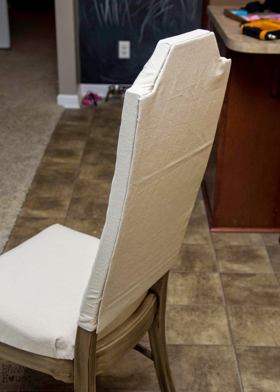 Unigumushane | Restoration Hardware Knock Off No Sew Dining Chairs