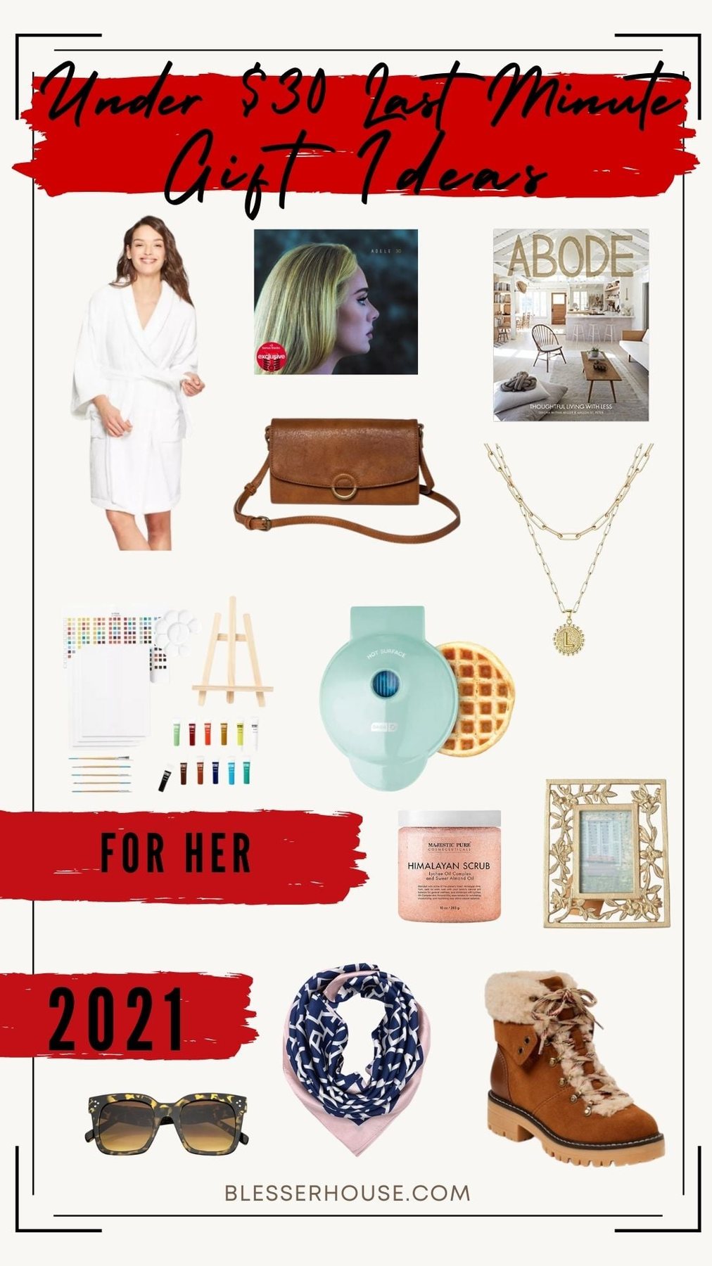 last minute gift ideas for her under $30
