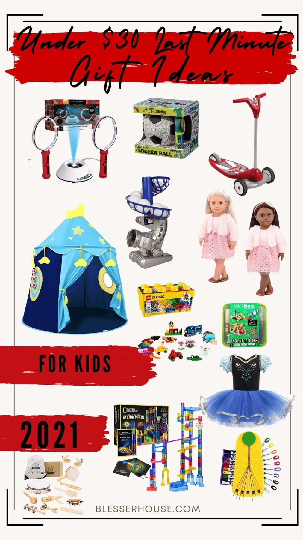 last minute gift ideas for kids under $30