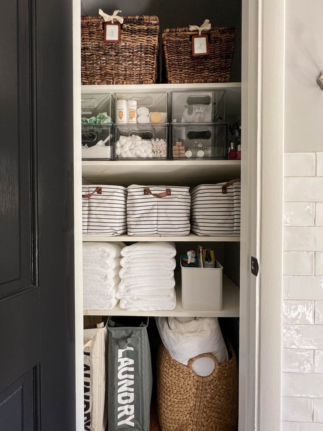 Bathroom Linen Closet Organization Ideas That Totally Work