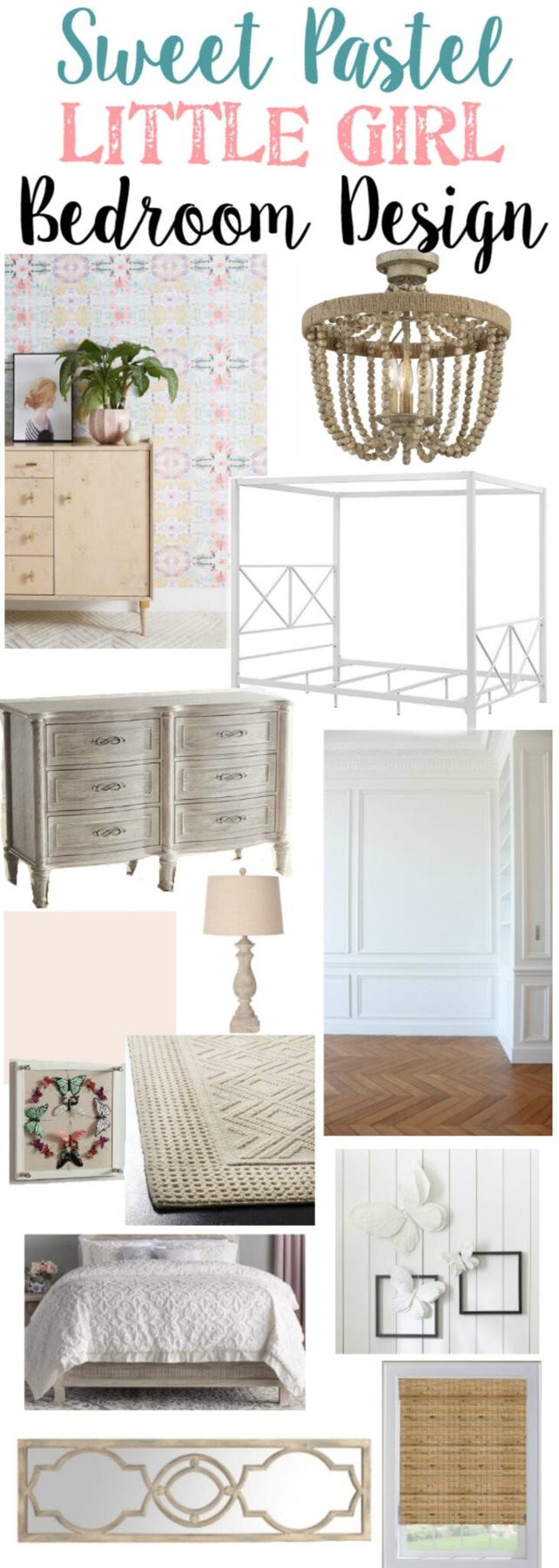 A little girl bedroom makeover with a butterfly theme full of thrifty makeovers, DIYable projects, and Anthropologie style knock-offs. #girlbedroom #littlegirlbedroom #girlroom #littlegirlroom #kidsspaces #kidsdecor #kidsroom #kidsdiy #bedroommakeover #kidsroommakeover #girlbedroommakeover