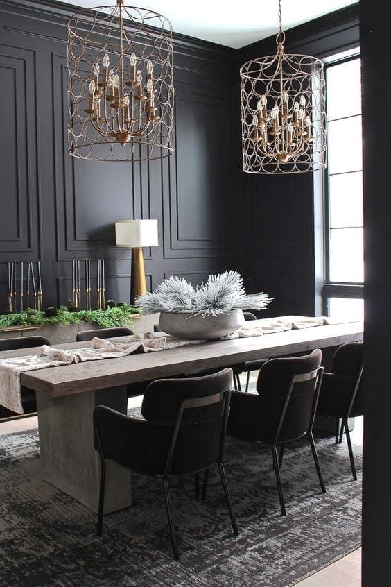 Making a Case for Black Paint | 25 gorgeous black paint room inspirations and how it can make any room feel high-end for just the cost of paint + how it can improve your quality of life.