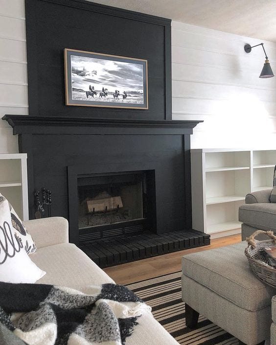 Making a Case for Black Paint | 25 gorgeous black paint room inspirations and how it can make any room feel high-end for just the cost of paint + how it can improve your quality of life.