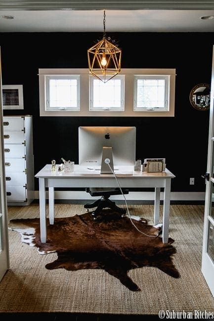 Making a Case for Black Paint | 25 gorgeous black paint room inspirations and how it can make any room feel high-end for just the cost of paint + how it can improve your quality of life.