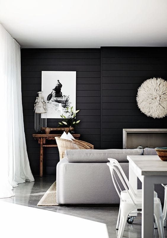 Making a Case for Black Paint | 25 gorgeous black paint room inspirations and how it can make any room feel high-end for just the cost of paint + how it can improve your quality of life.
