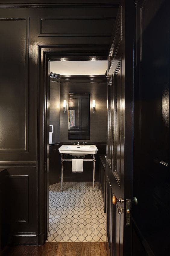 Making a Case for Black Paint | 25 gorgeous black paint room inspirations and how it can make any room feel high-end for just the cost of paint + how it can improve your quality of life.