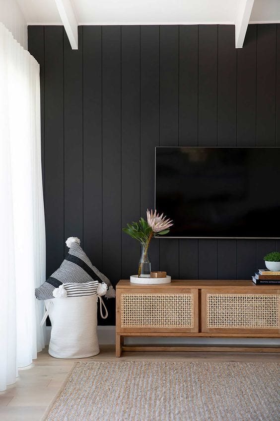 Making a Case for Black Paint | 25 gorgeous black paint room inspirations and how it can make any room feel high-end for just the cost of paint + how it can improve your quality of life.