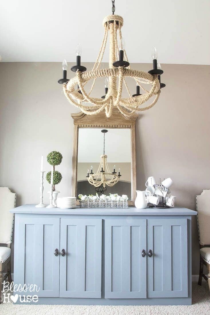 Media Stand to Buffet Table Makeover | Unigumushane