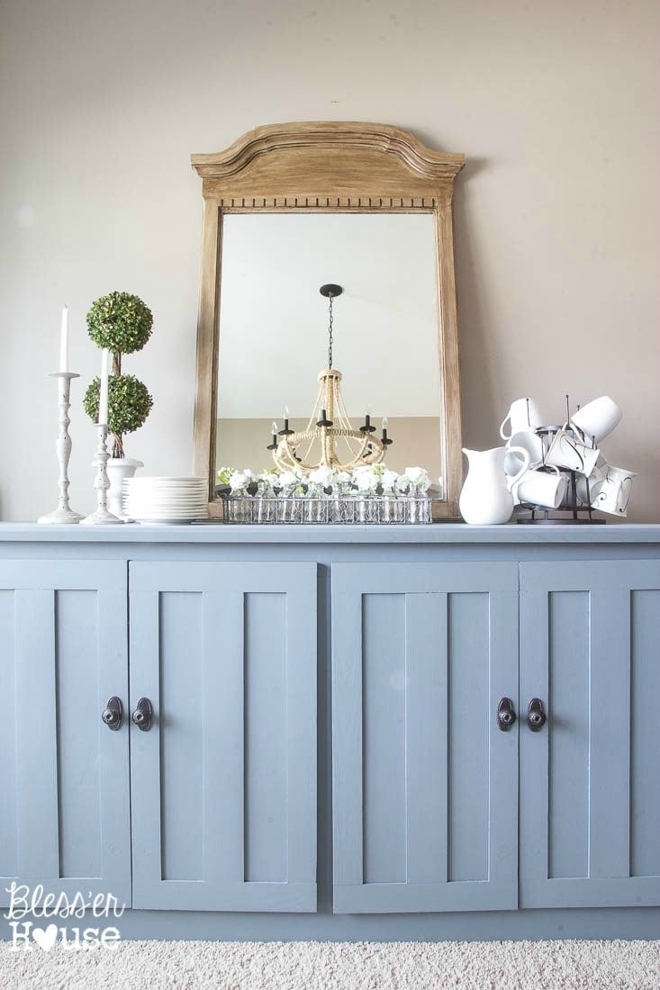 Media Stand to Buffet Table Makeover | Unigumushane