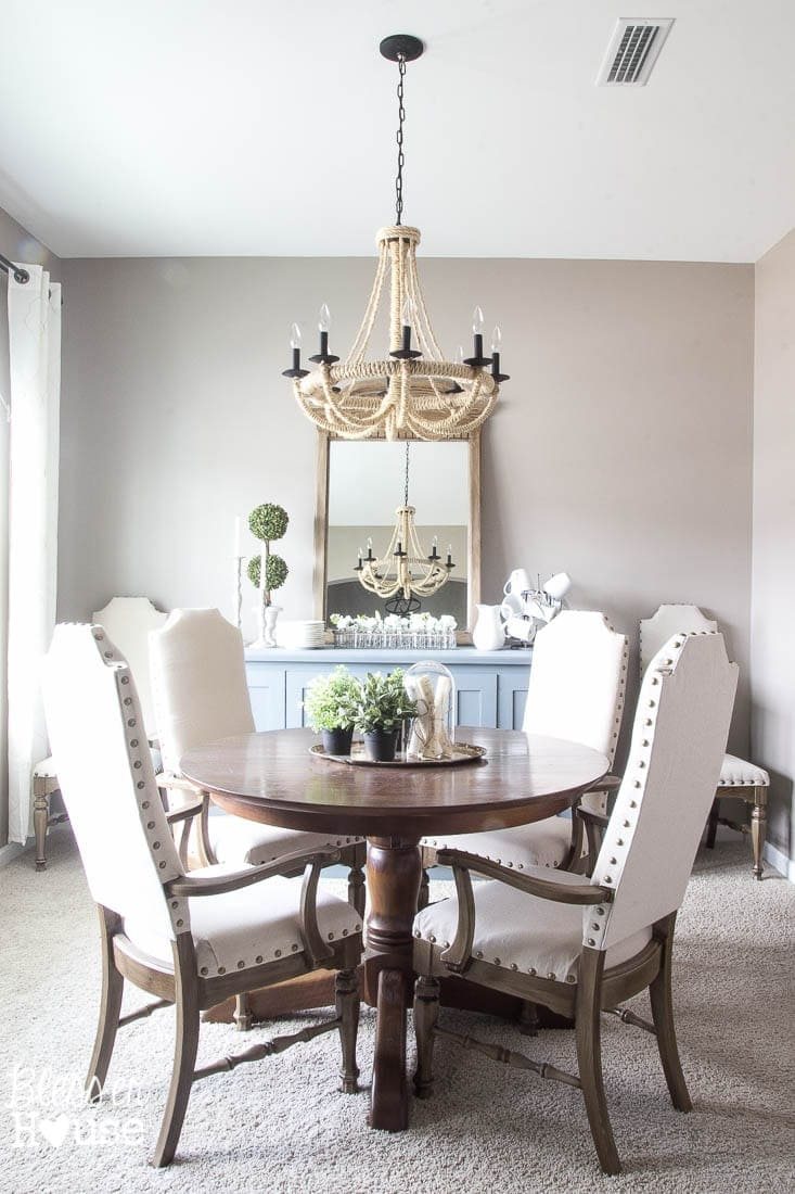 Media Stand to Buffet Table Makeover