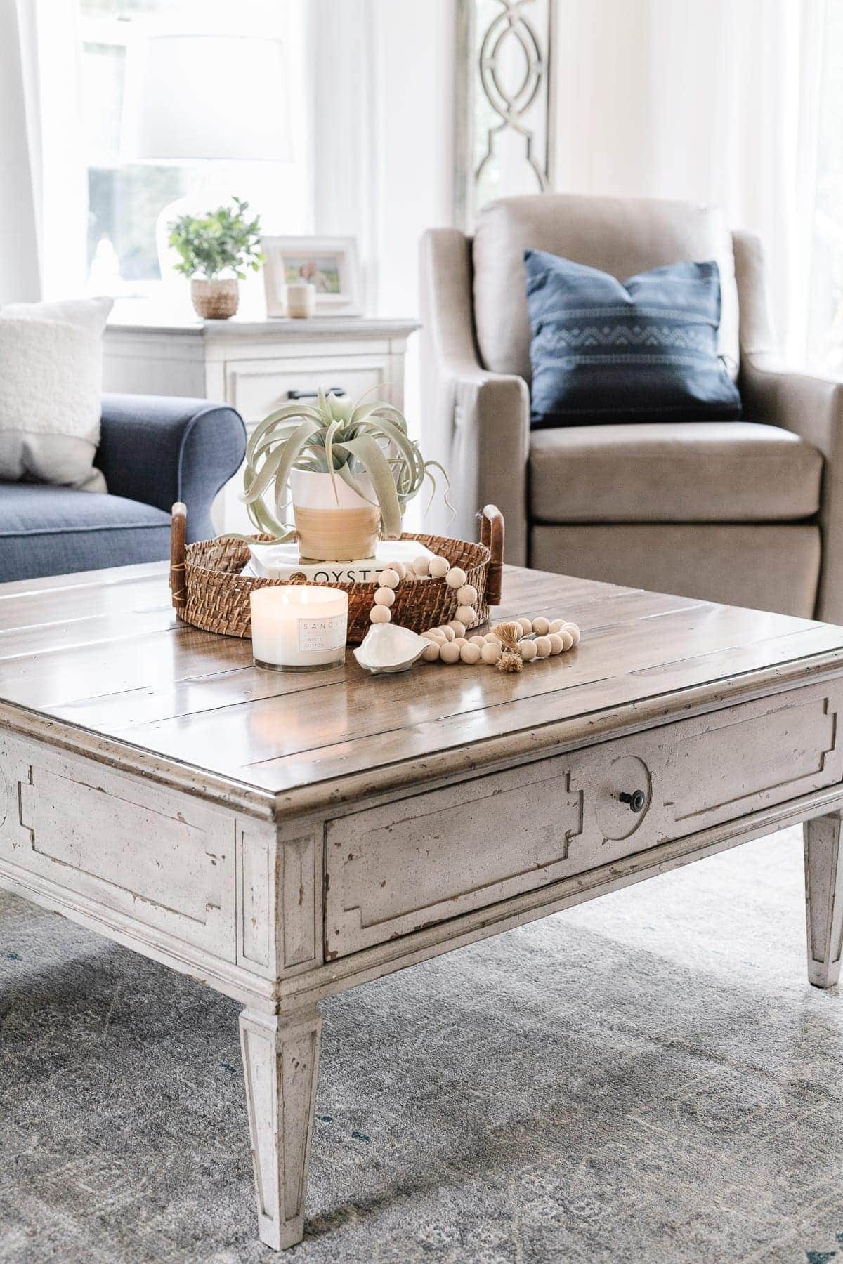 a liming look on coastal style furniture