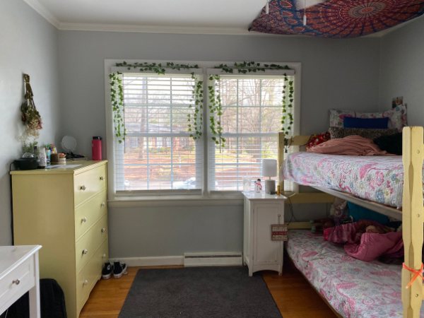 bunk beds in a bedroom before