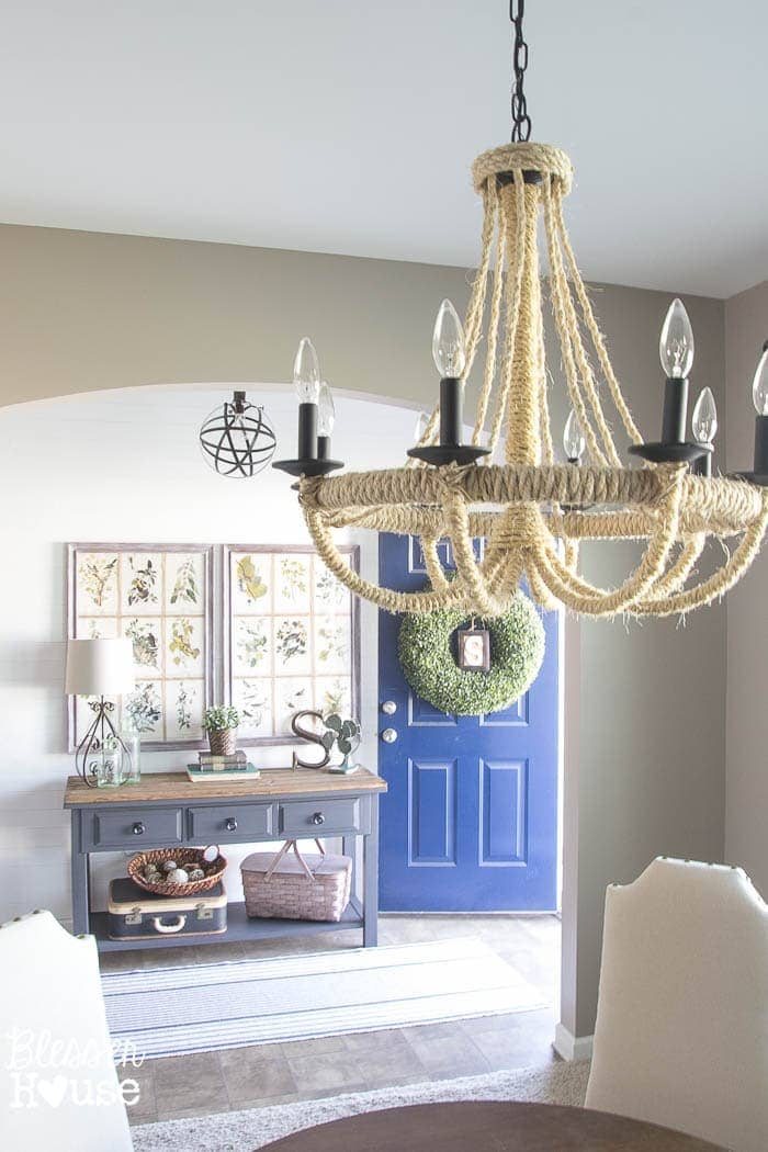 Modern Farmhouse Foyer Makeover | Unigumushane
