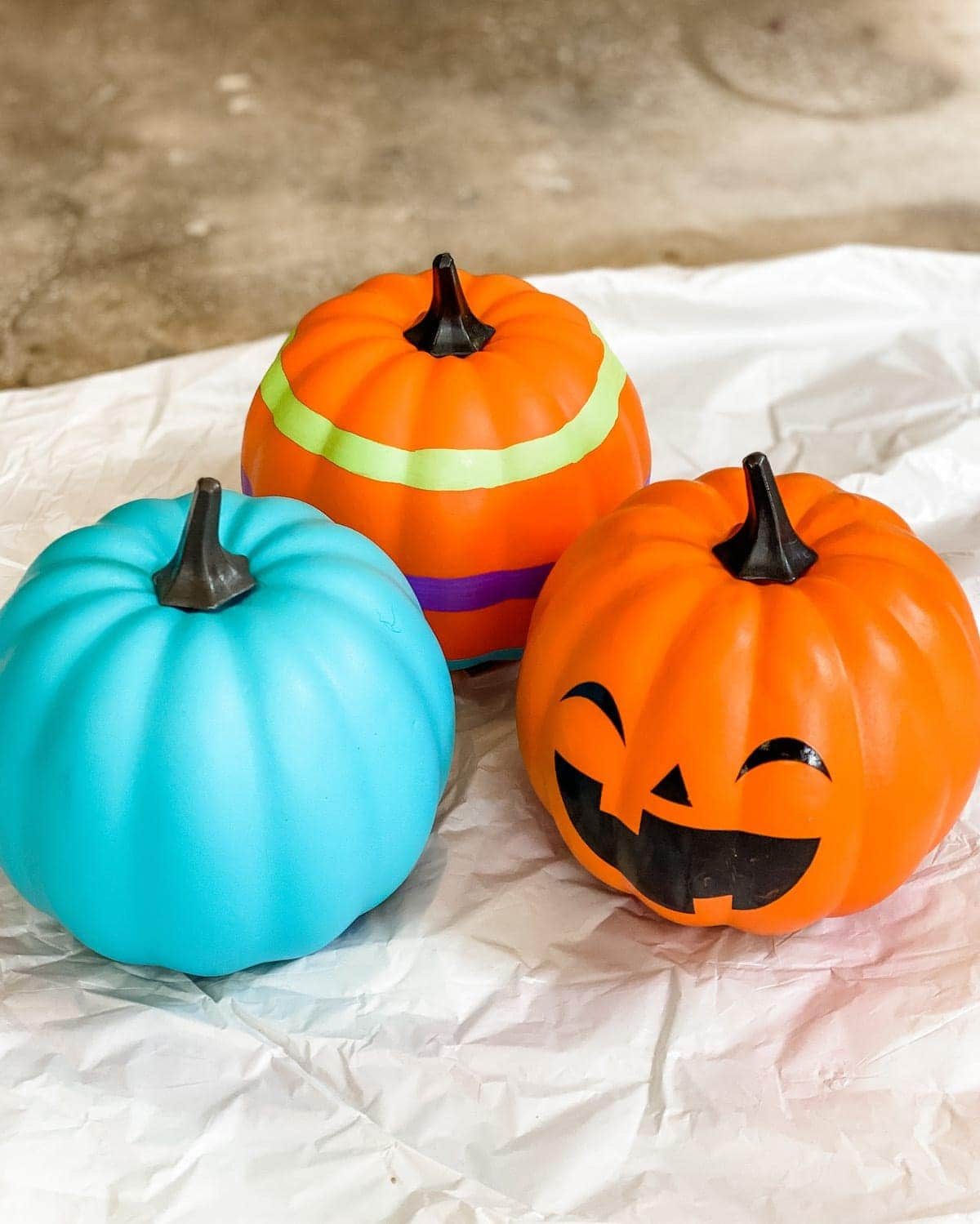 fake pumpkins