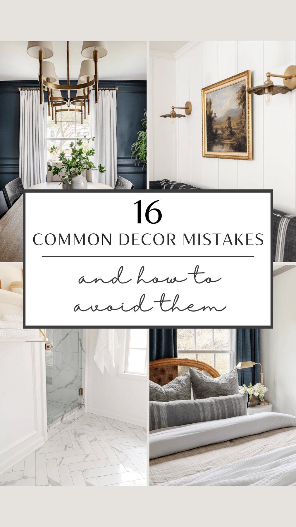 common home decorating mistakes