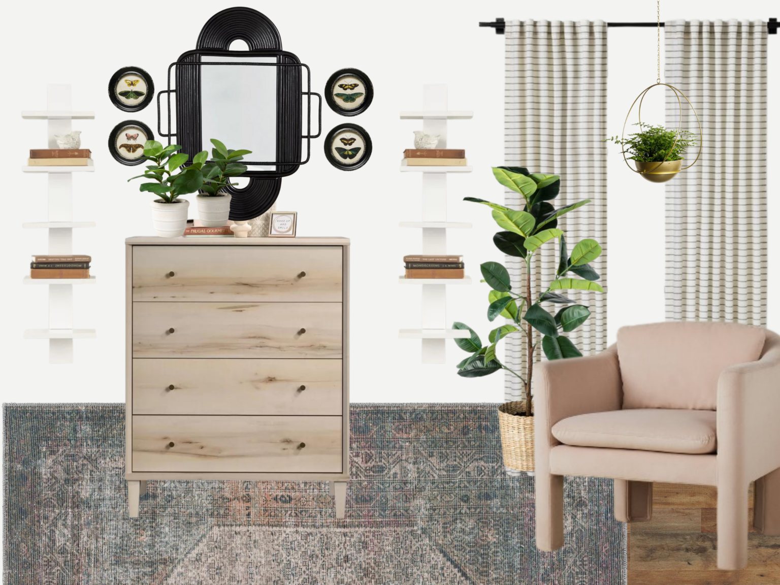 teenage girl bedroom idea 2 - blushing boho