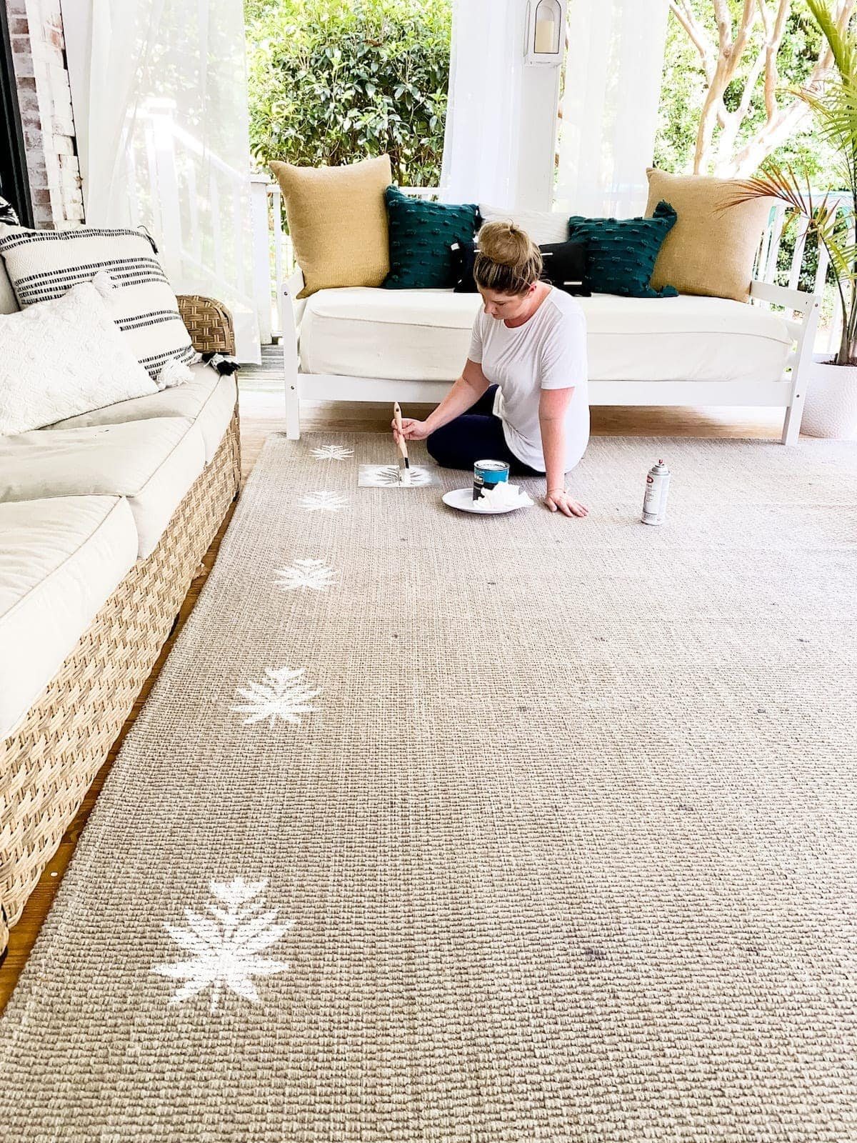 floral block diy outdoor ruf and how to make a stencil with cricut
