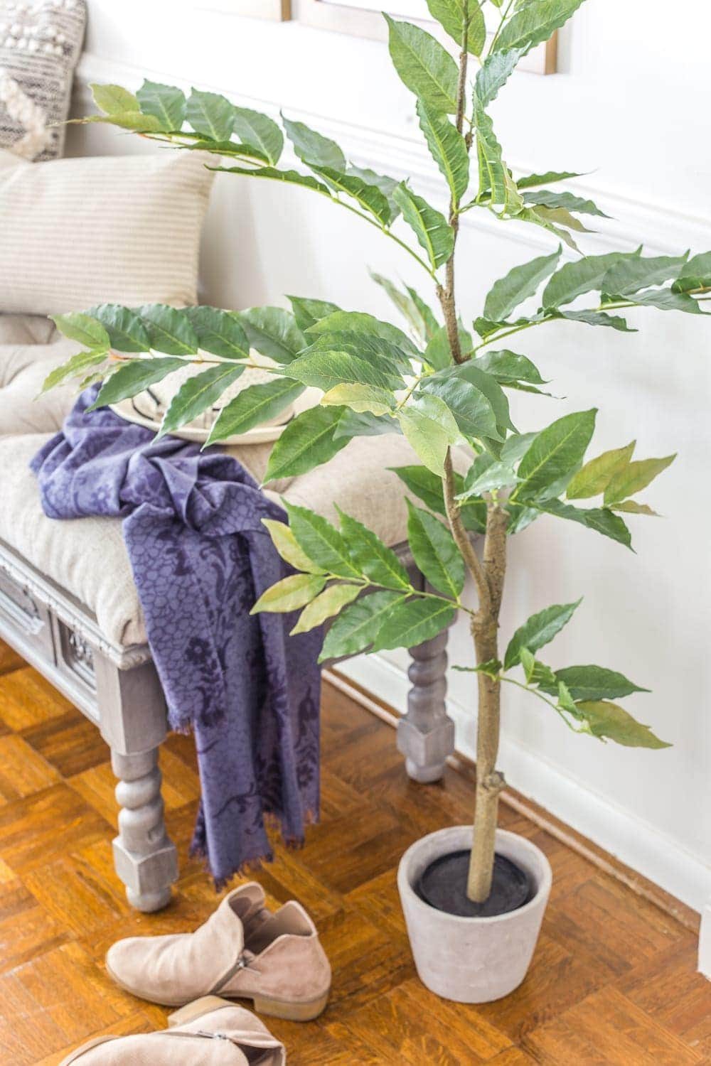 Neutral Fall Faux Greenery | Why ditching traditional fall colors is a better decorating decision to stretch your dollars + the best neutral fall greenery and decor on sale.