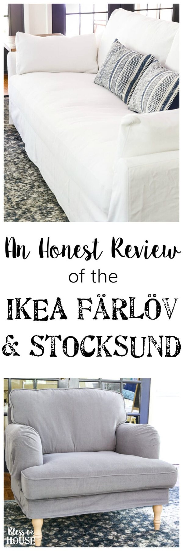 New IKEA Sofa and Chairs and How to Keep Them Clean | unigumushane.com - A non-biased review of the new IKEA Farlov and Stocksund sofa lines- how comfortable they are, if they're worth the price, and how to keep them clean.
