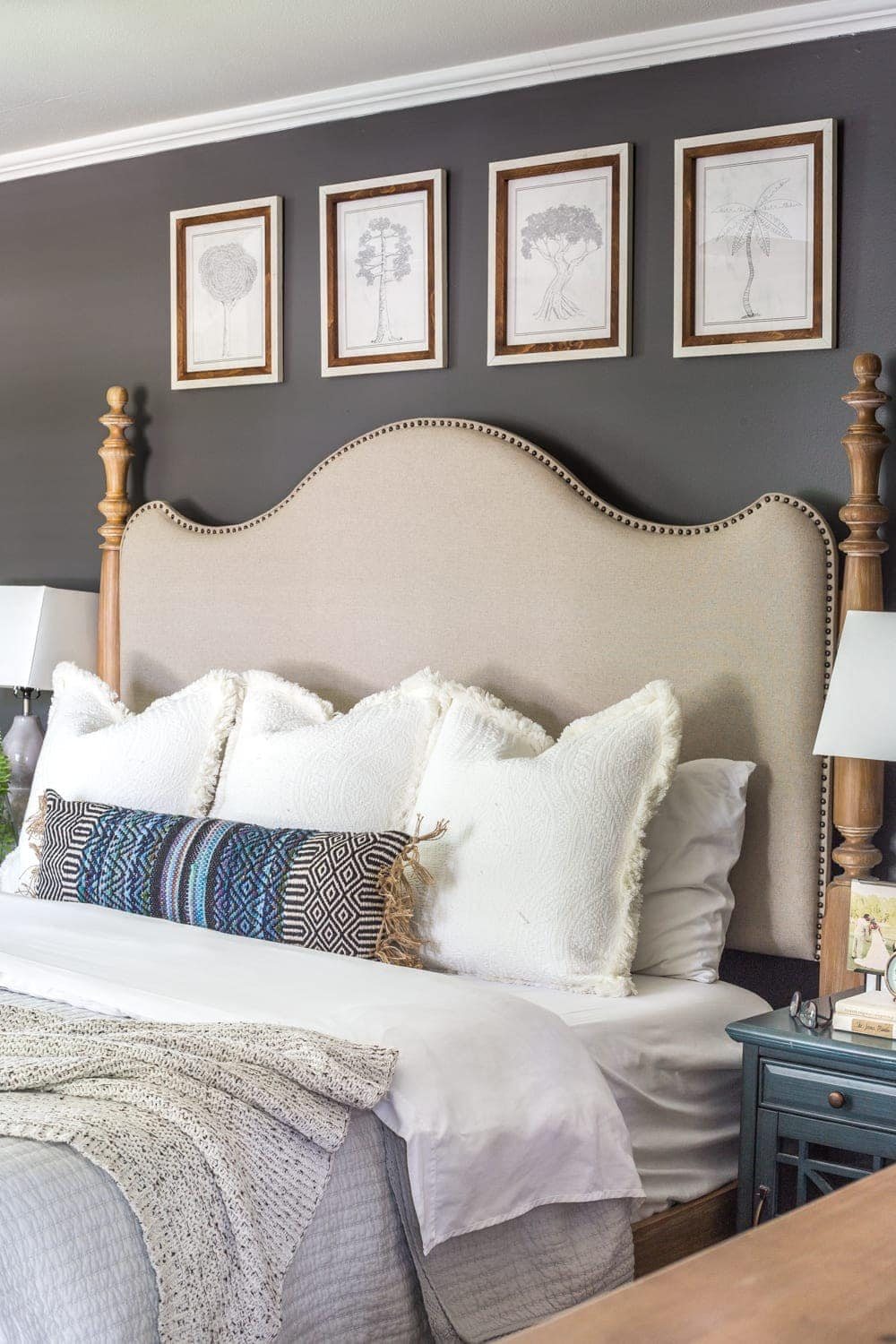 New Peaceful Art in the Master Bedroom