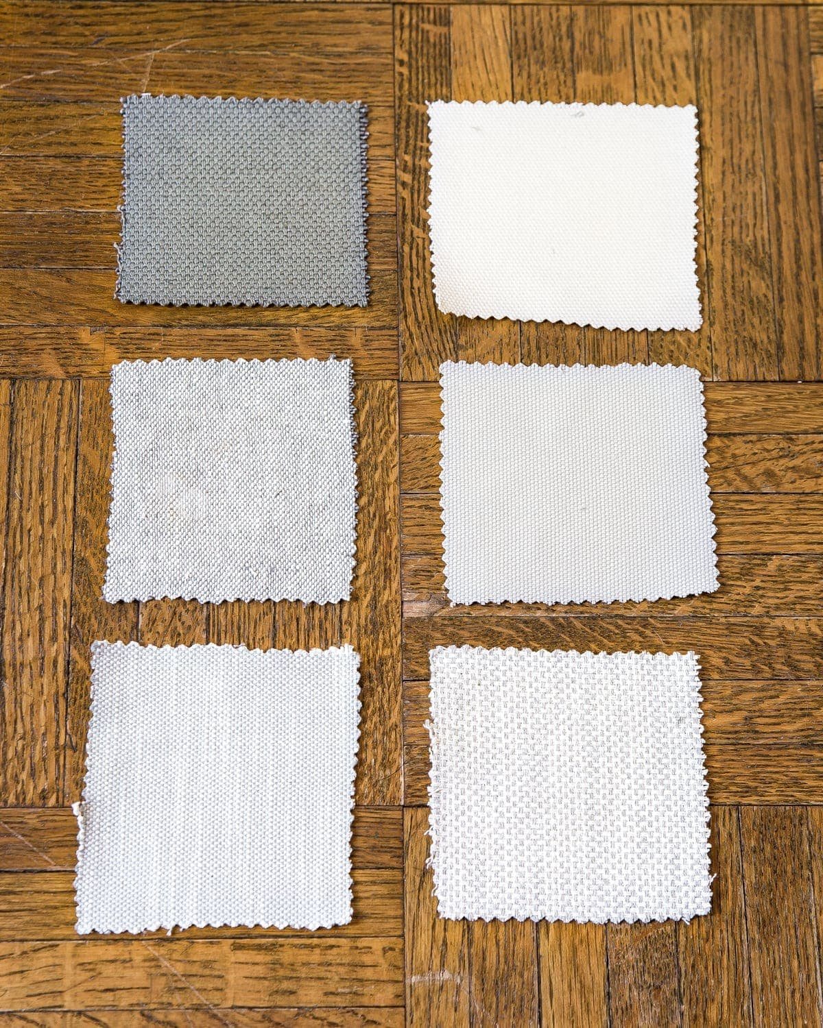 Bemz slipcovers fabric samples
