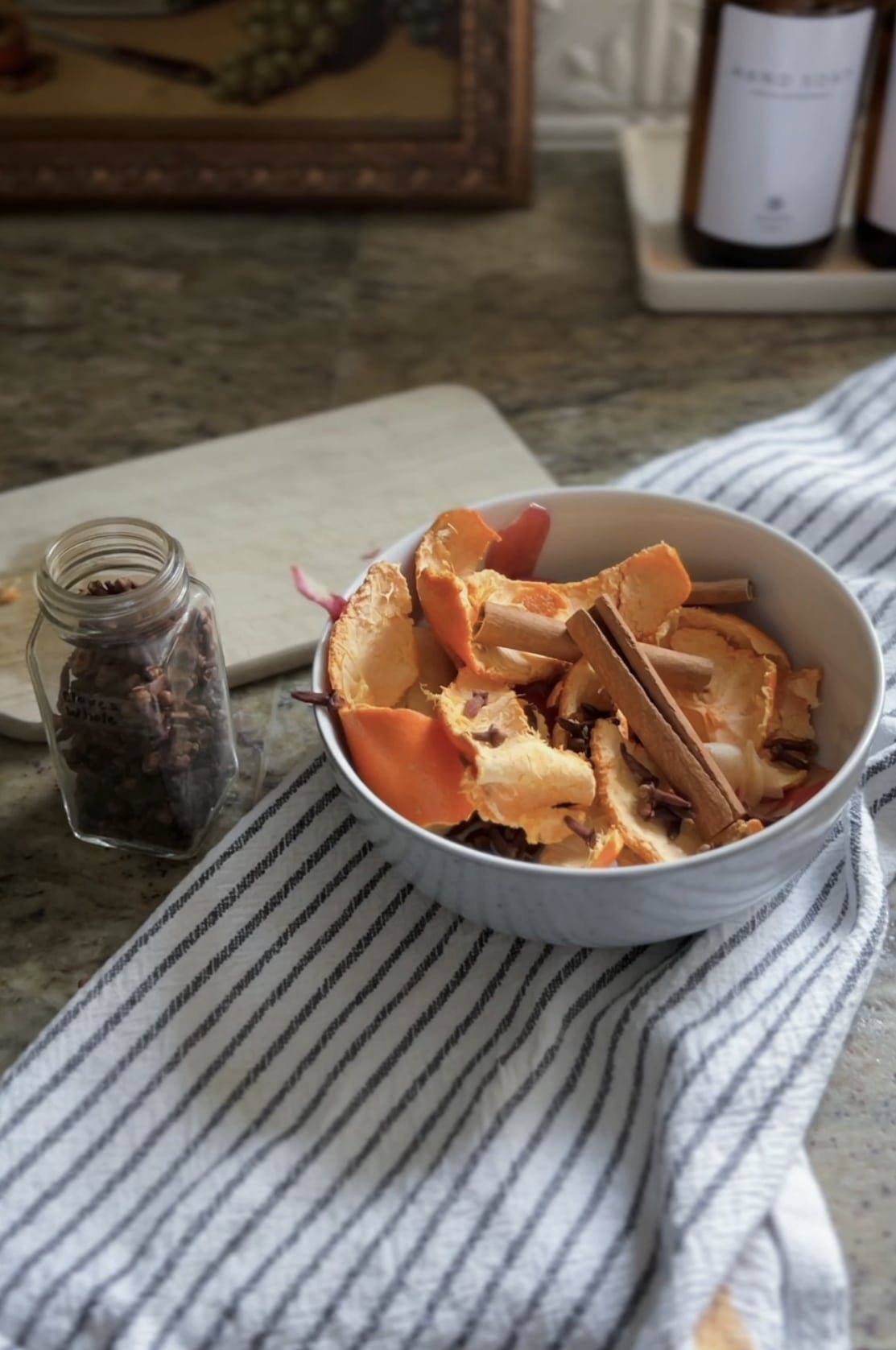 ingredients for fall stovetop potpourri