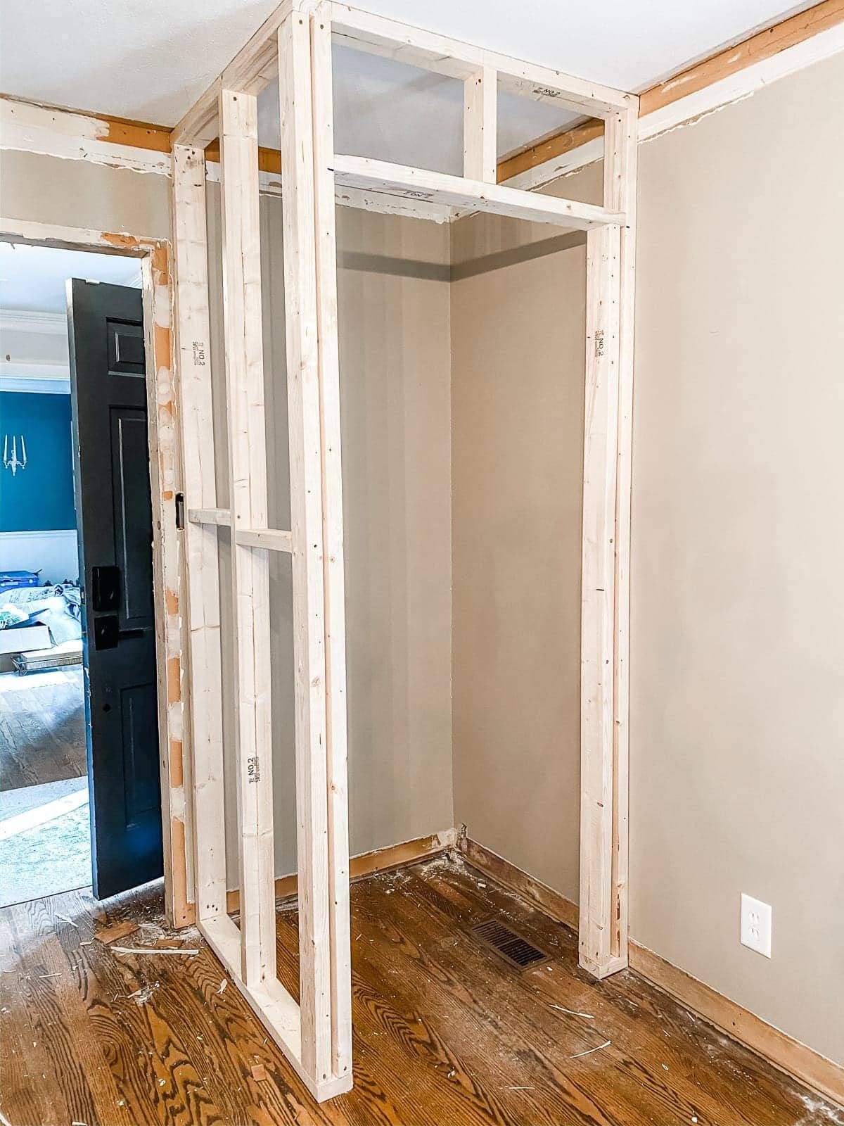 How to Build a Closet | A step-by-step tutorial to DIY build a closet from scratch + home office makeover progress