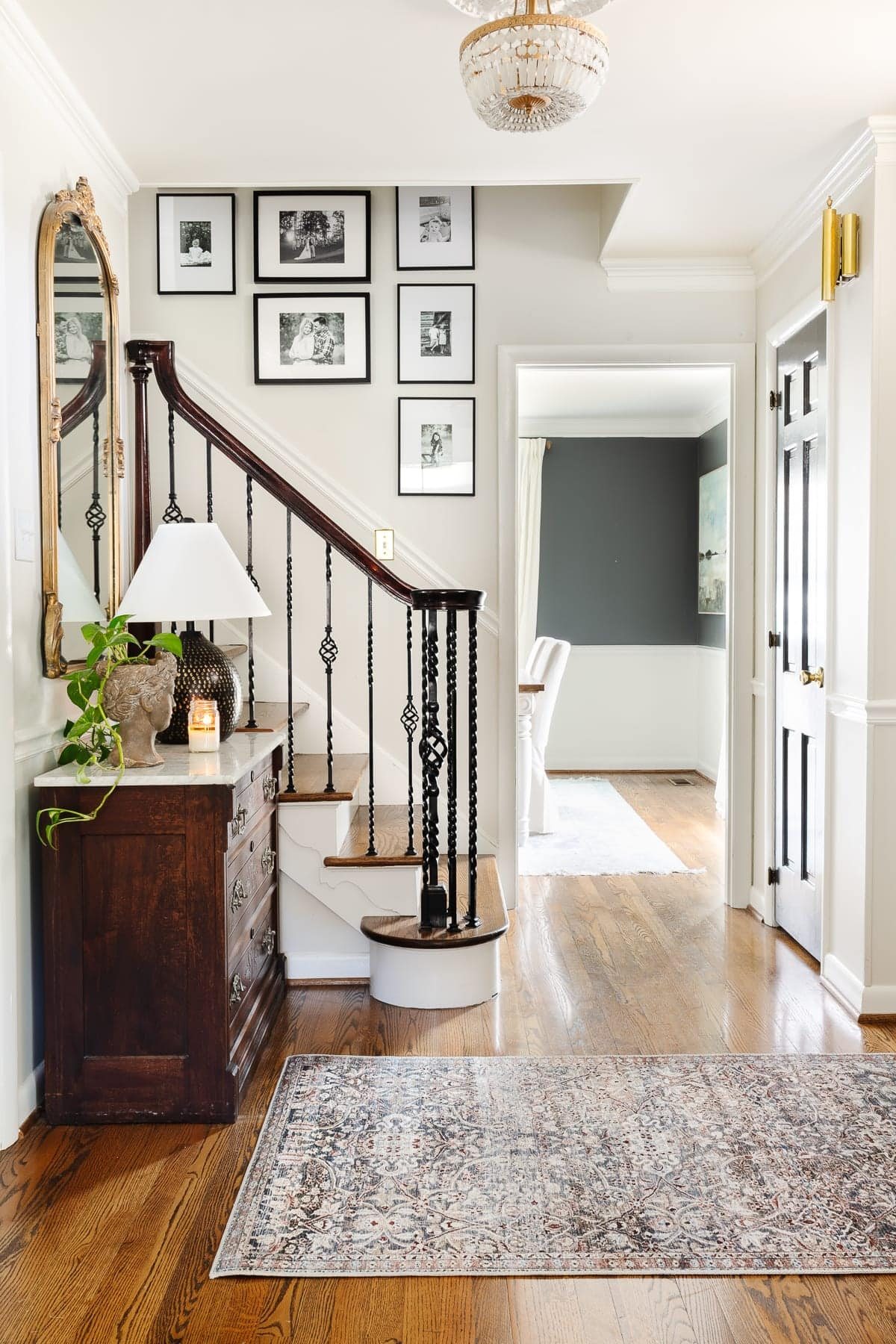 rug in foyer