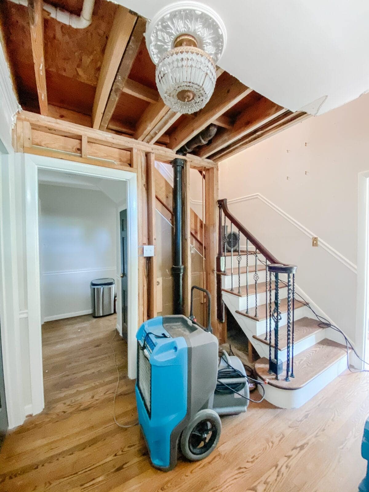 water mitigation in foyer