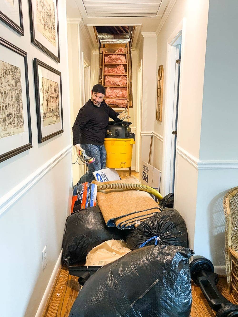 Attic storage clean out