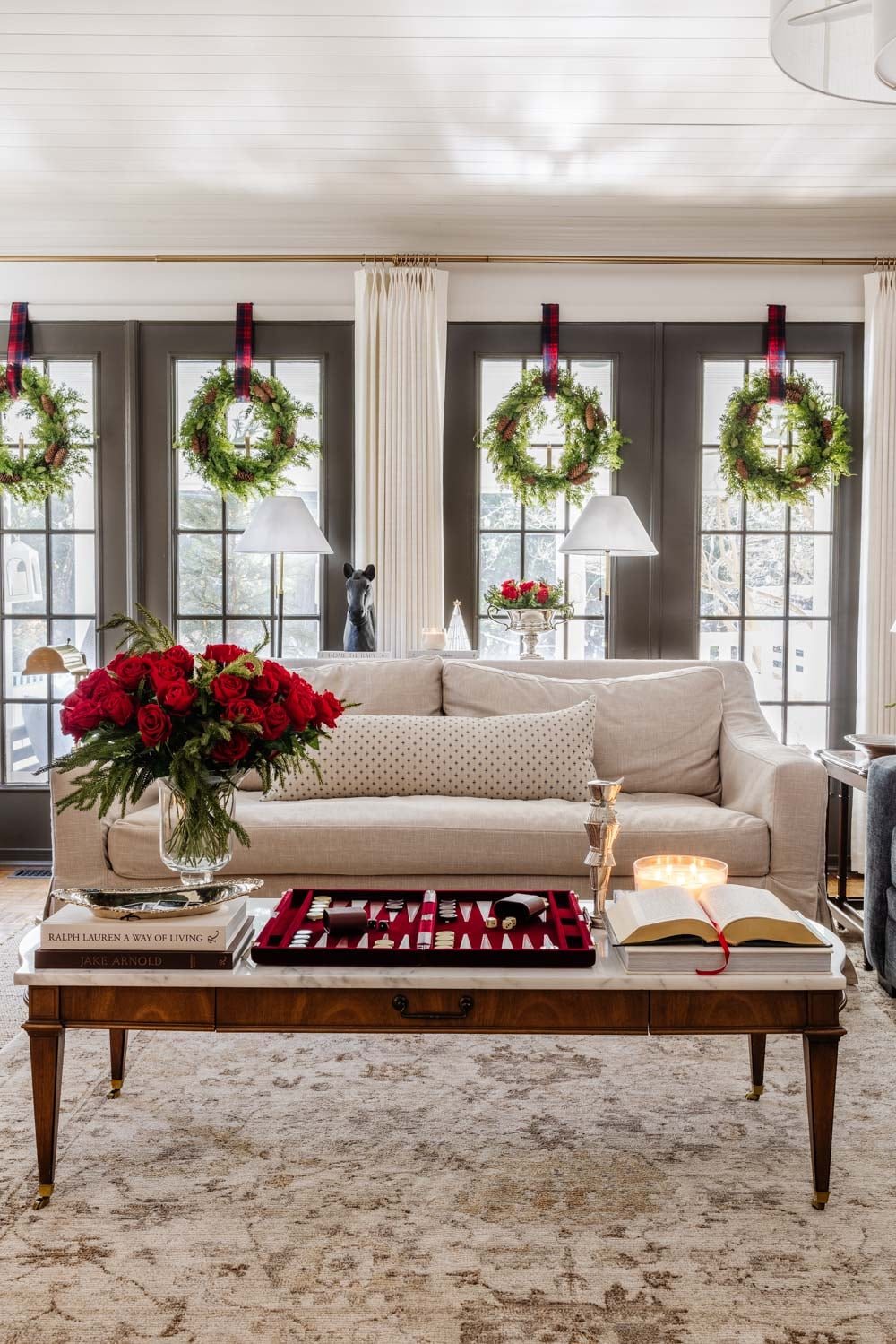 Ralph Lauren Christmas decorating ideas on a budget