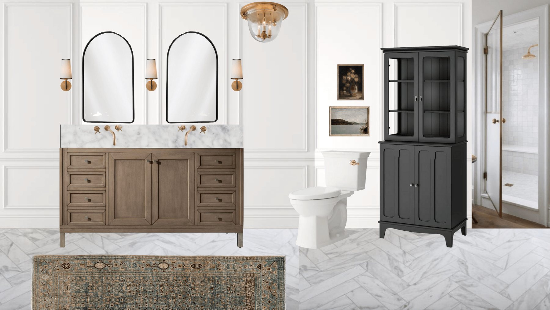 Our Classic Bathroom Design Plan!