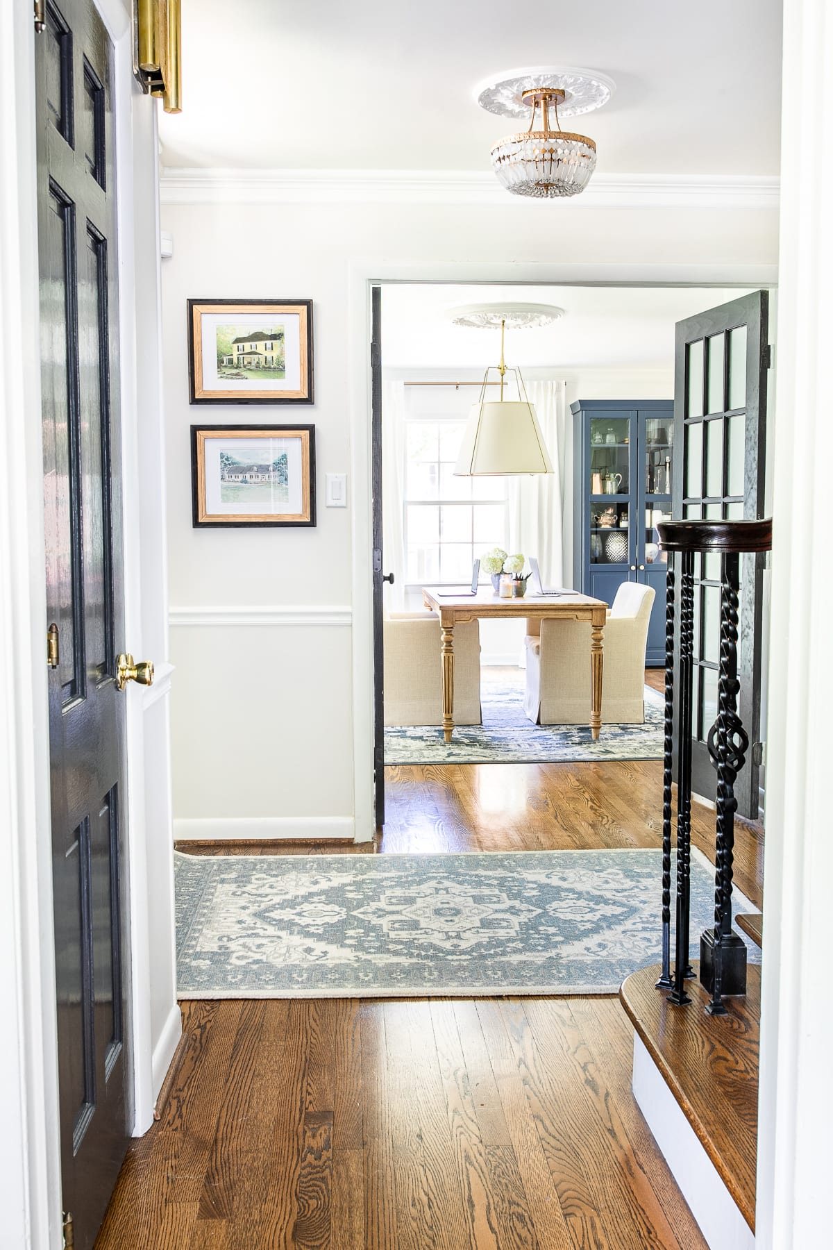 Classic timeless modern foyer