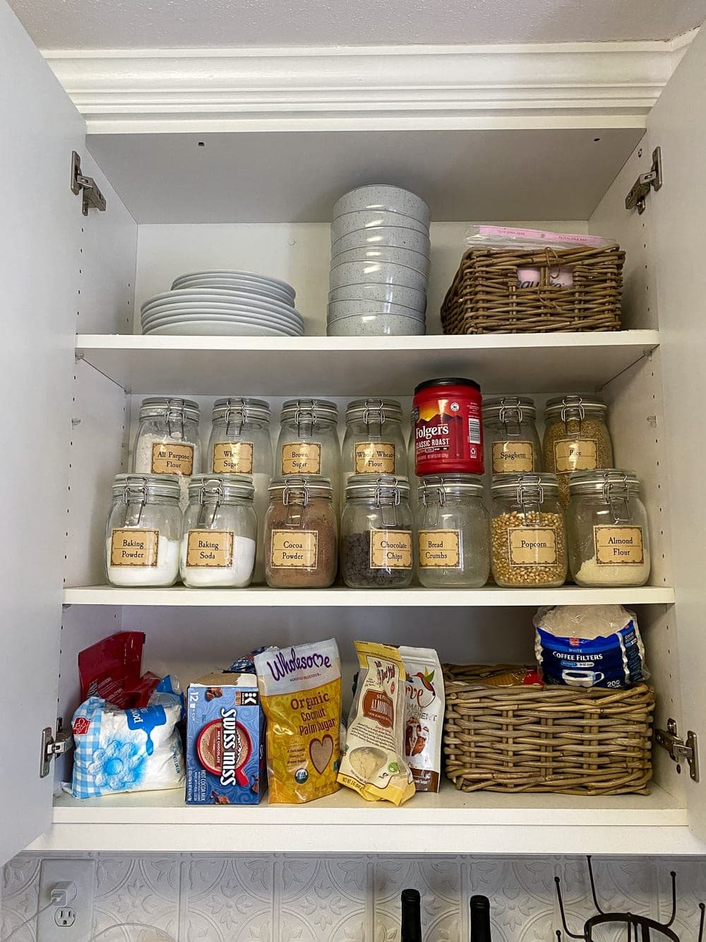 Kitchen Organization Makeover | Pantry Cabinet Before