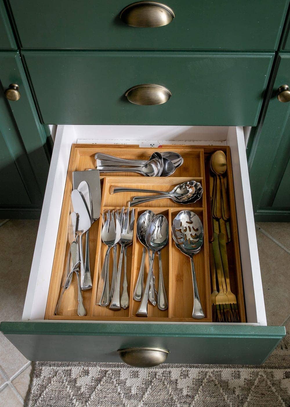 Kitchen Organization Makeover | Servingware Organization