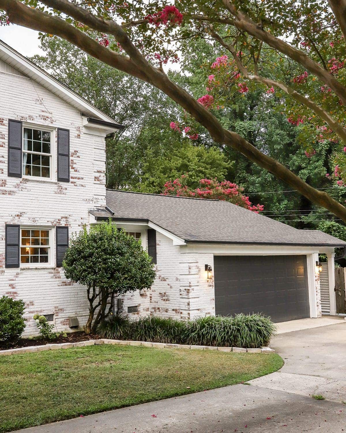 Our Garage Exterior Progress & Outdoor Lighting Updates