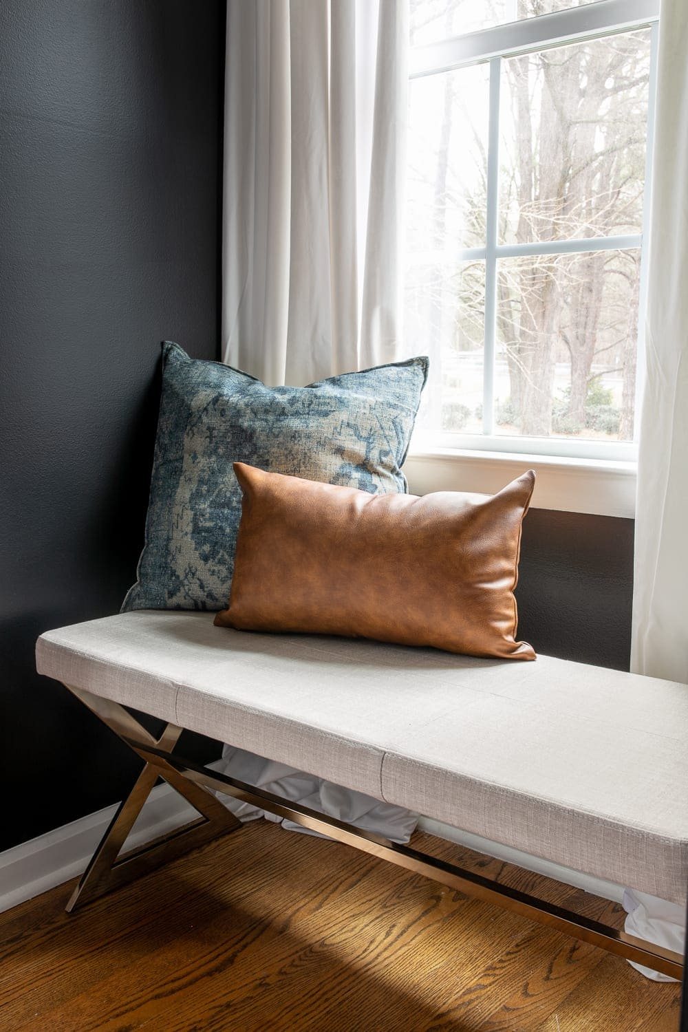 master bedroom bench window seat
