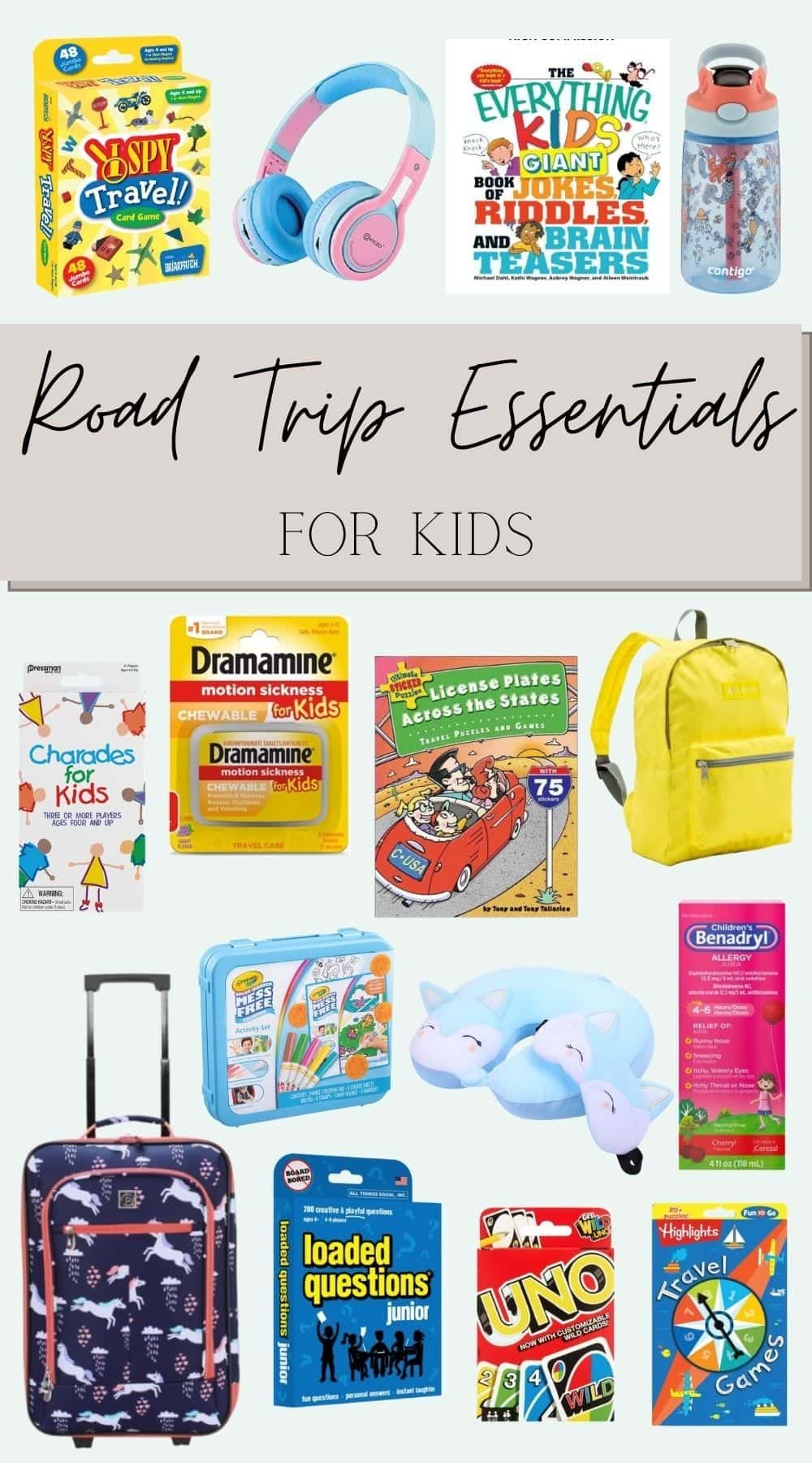 road trip essentials for kids