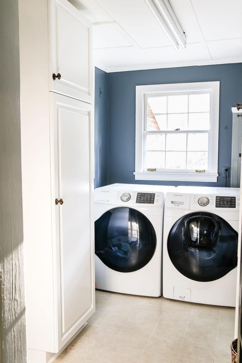 laundry room before