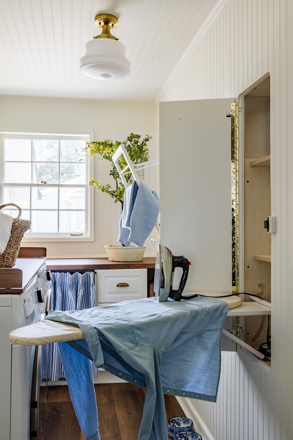 Our Small Space Laundry Room Organization That Maximizes Storage