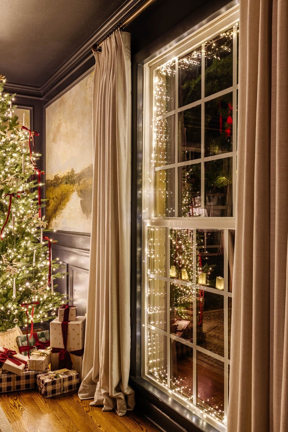 Christmas window light hack