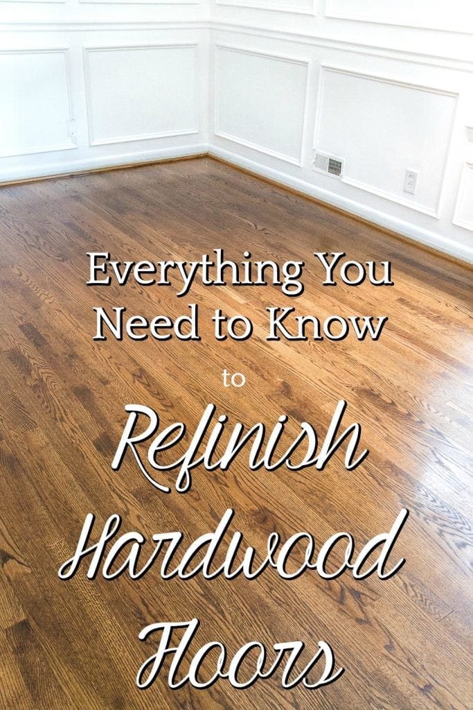Everything You Ever Needed to Know to Refinish Hardwood Floors | A step-by-step tutorial for refinishing an existing hardwood floor, including a complete list of materials from @minwax and tips for a seamless process. #sponsored