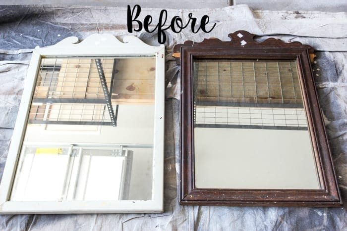Repurposed Mirror Picture Frames | unigumushane.com - How to repurpose mirrors into picture frames along with an honest first-timer's review of Joanna Gaines' Magnolia Home Paint.
