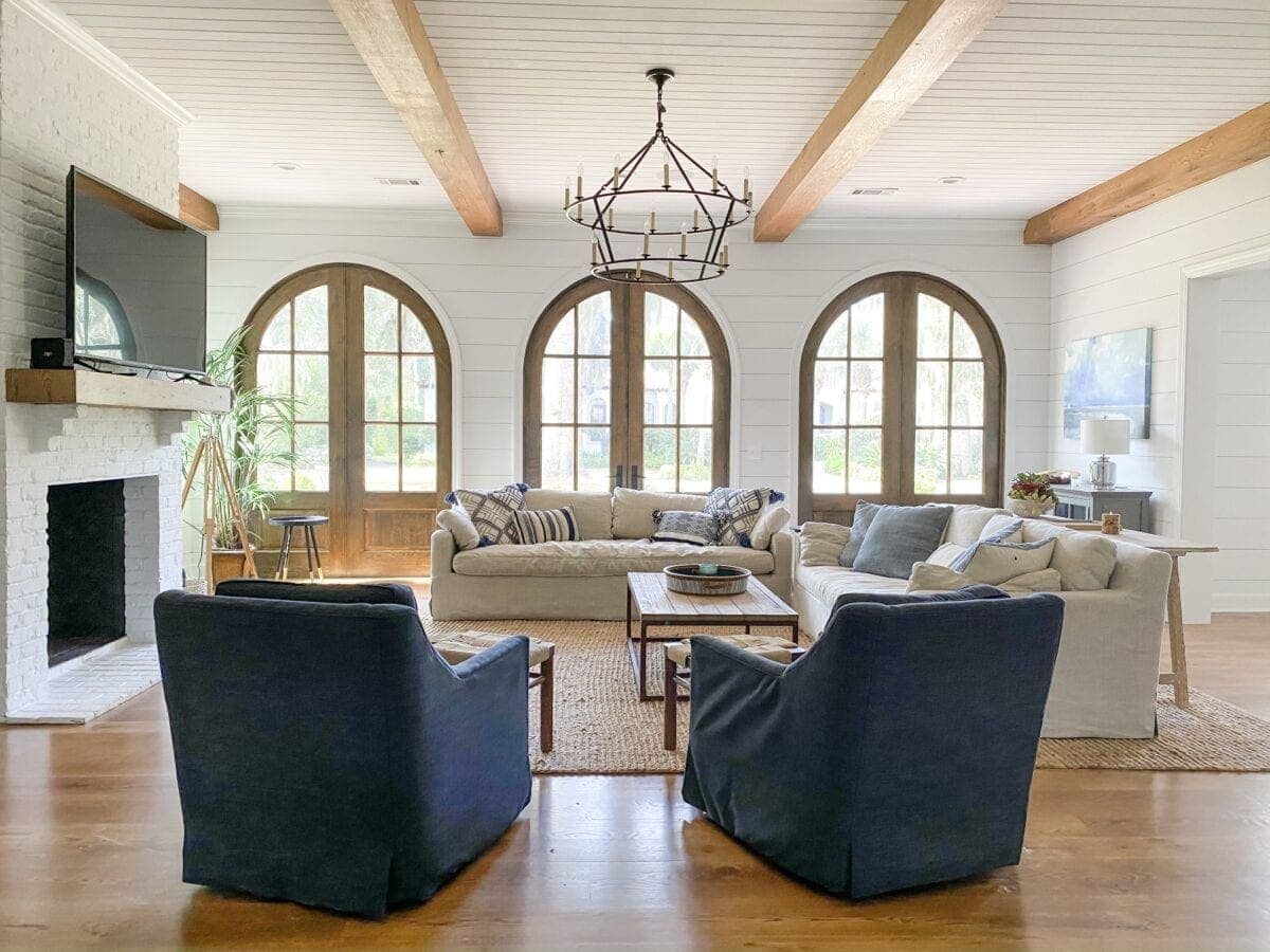 Sea Island Coastal House Tour | living room