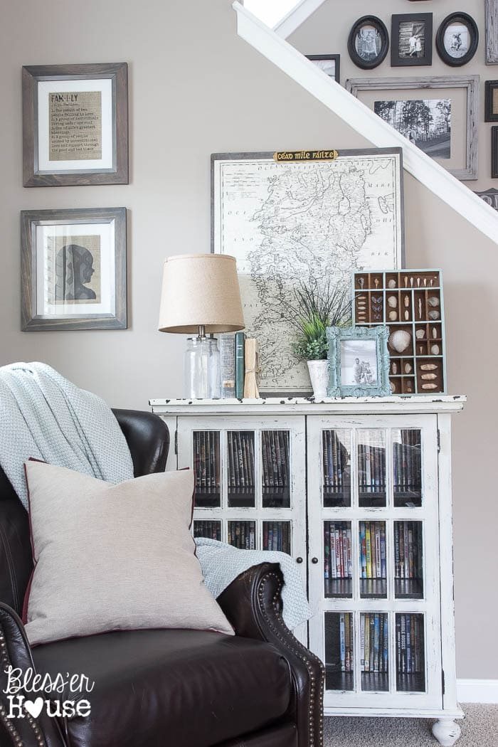 DIY Seashell Printer Tray Shadow Box + Coastal Vignette | Unigumushane