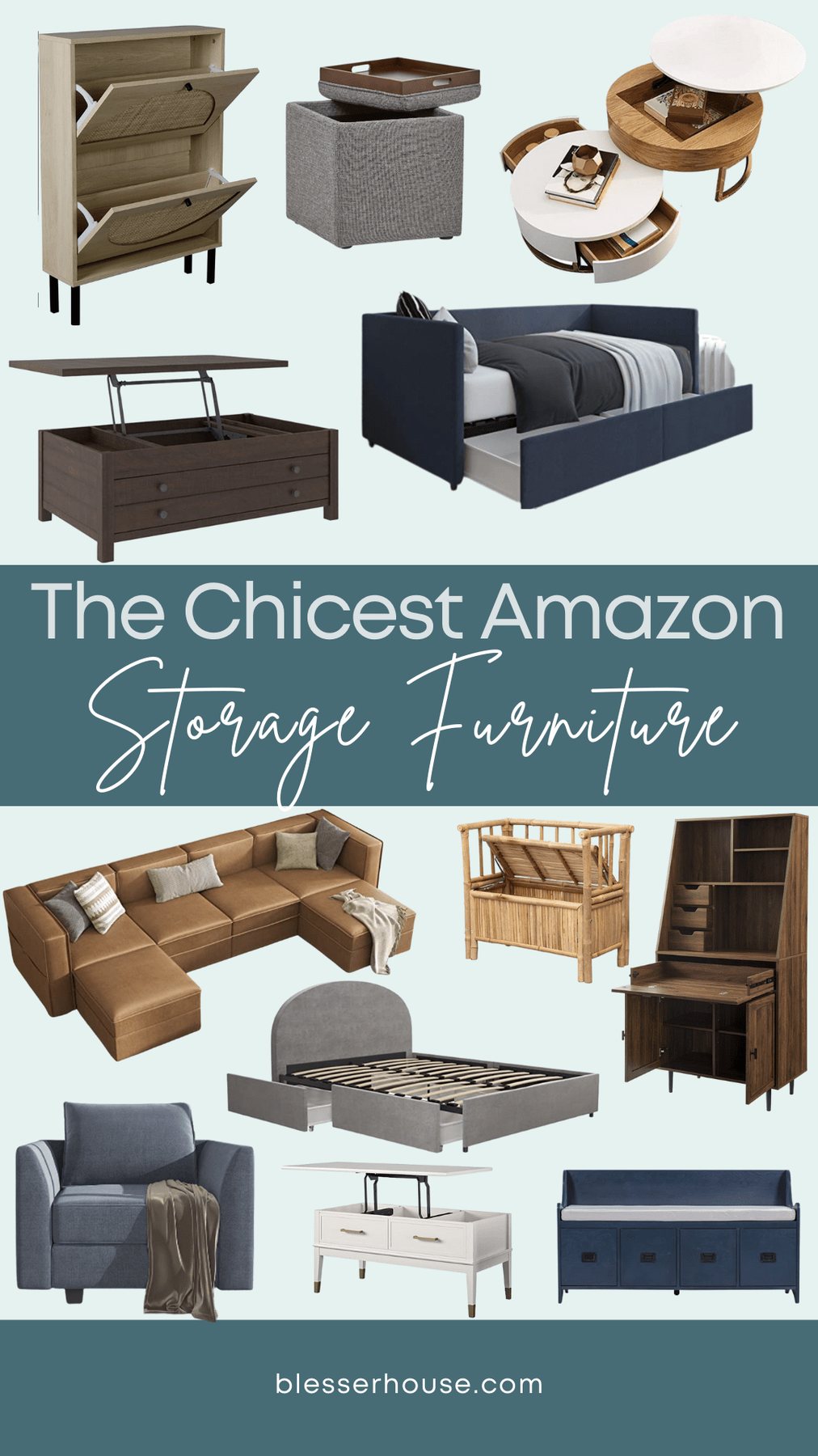 chic amazon storage furniture for all around the house