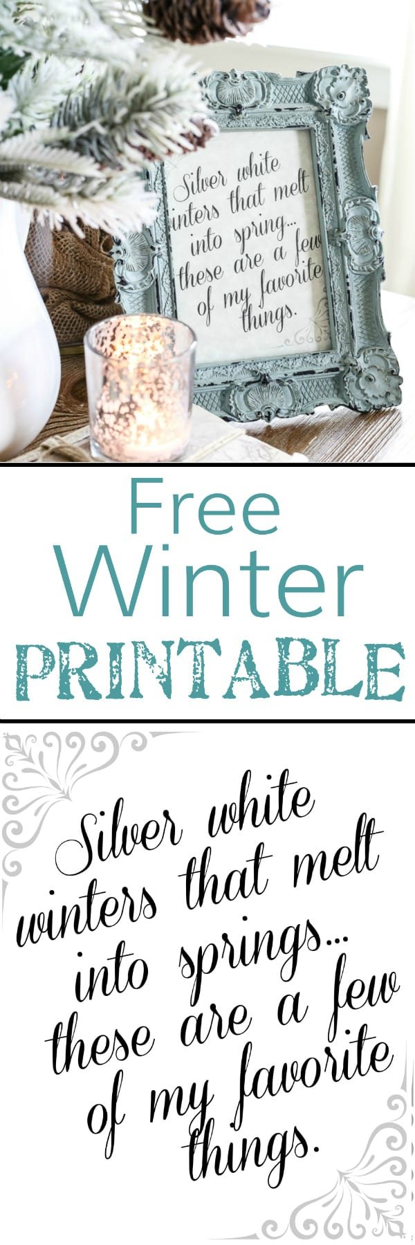 winter printable