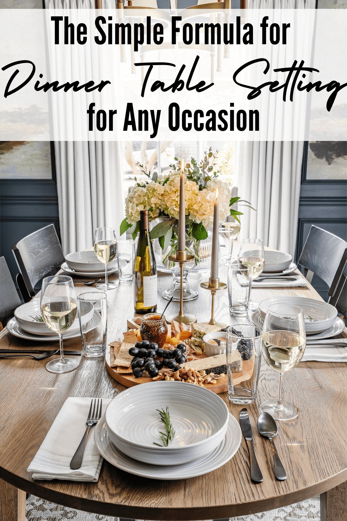A quick guide to create a simple dinner table setting for any occasion or holiday using inexpensive dinner table decor from Walmart.